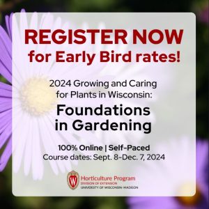 Growing and Caring for Plants in Wisconsin: FOUNDATIONS IN GARDENING