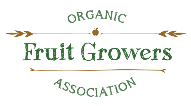 organic vegetable production conference sponsor: organic fruit growers association logo