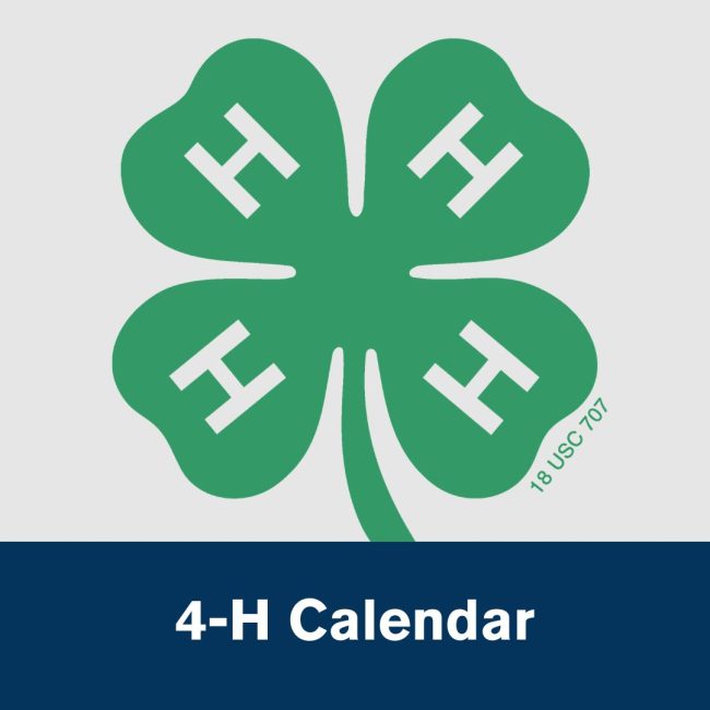 4-h calendar