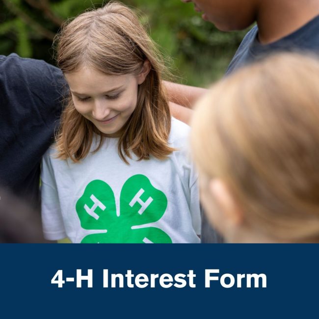 4-h interest form